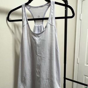 Lululemon Essential Tank - pleated back - light purple